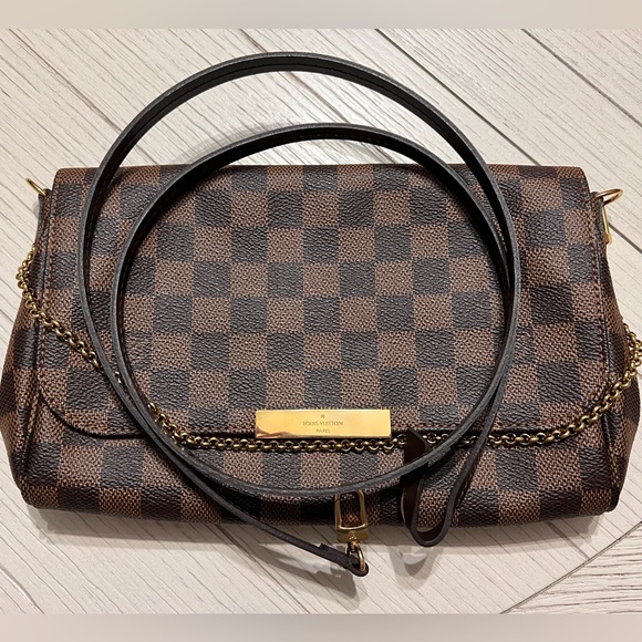 Louis Vuitton Favorite Handbag Damier Ebene MM - Picture 2 of 14